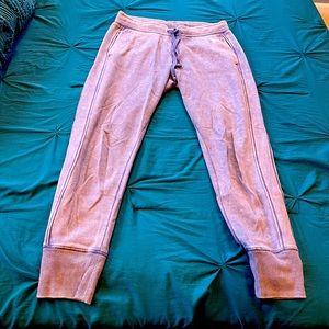PINK faded purple jogger sweatpants - SM